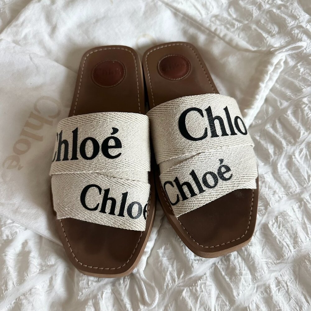 Chloe Woody Mule Slides 38 | Chloé Sandals